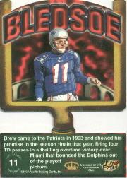 1997 Pacific The Zone #11 Drew Bledsoe back image