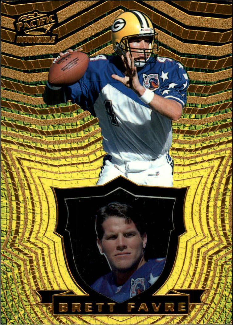 1997 Pacific Invincible #53 Brett Favre - NM-MT