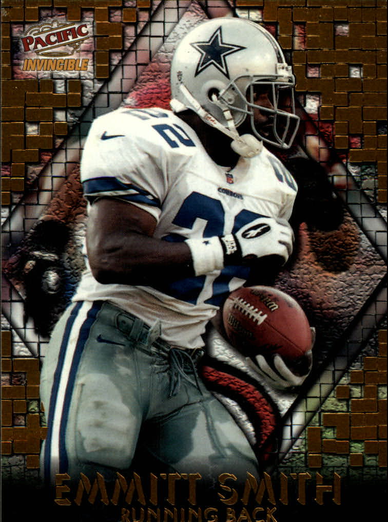 1997 Pacific Invincible Pop Cards #3 Emmitt Smith