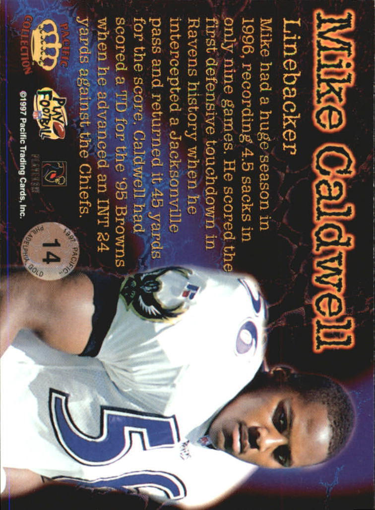 1997 Pacific Philadelphia Gold #14 Mike Caldwell back image