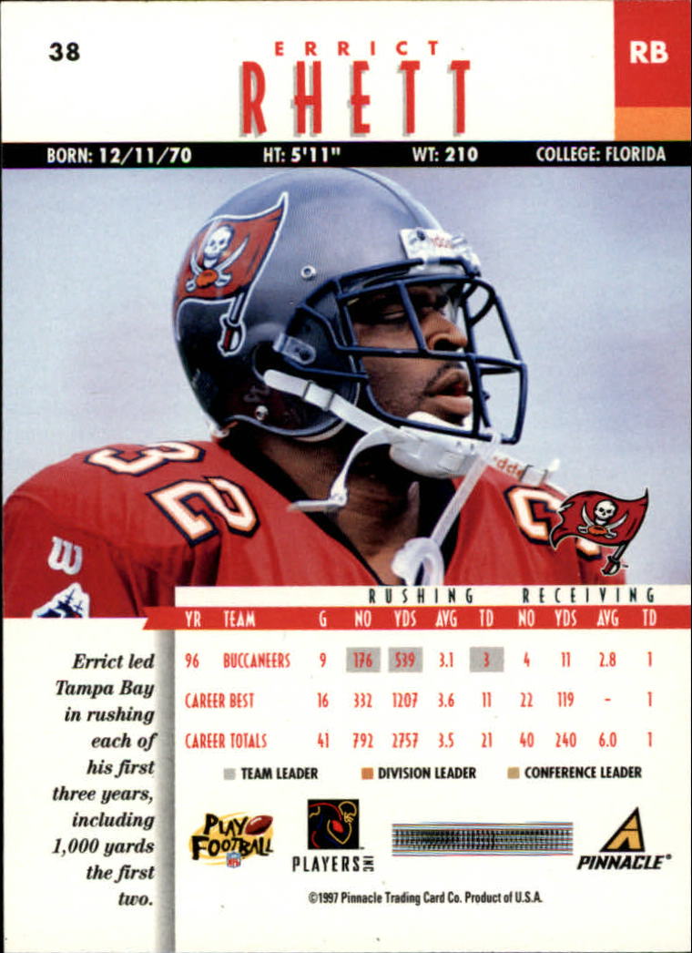 B7257- 1997 Pinnacle Footbal Cards 1-200 +Inserts -You Pick- 15+ FREE US SHIP - Picture 59 of 304