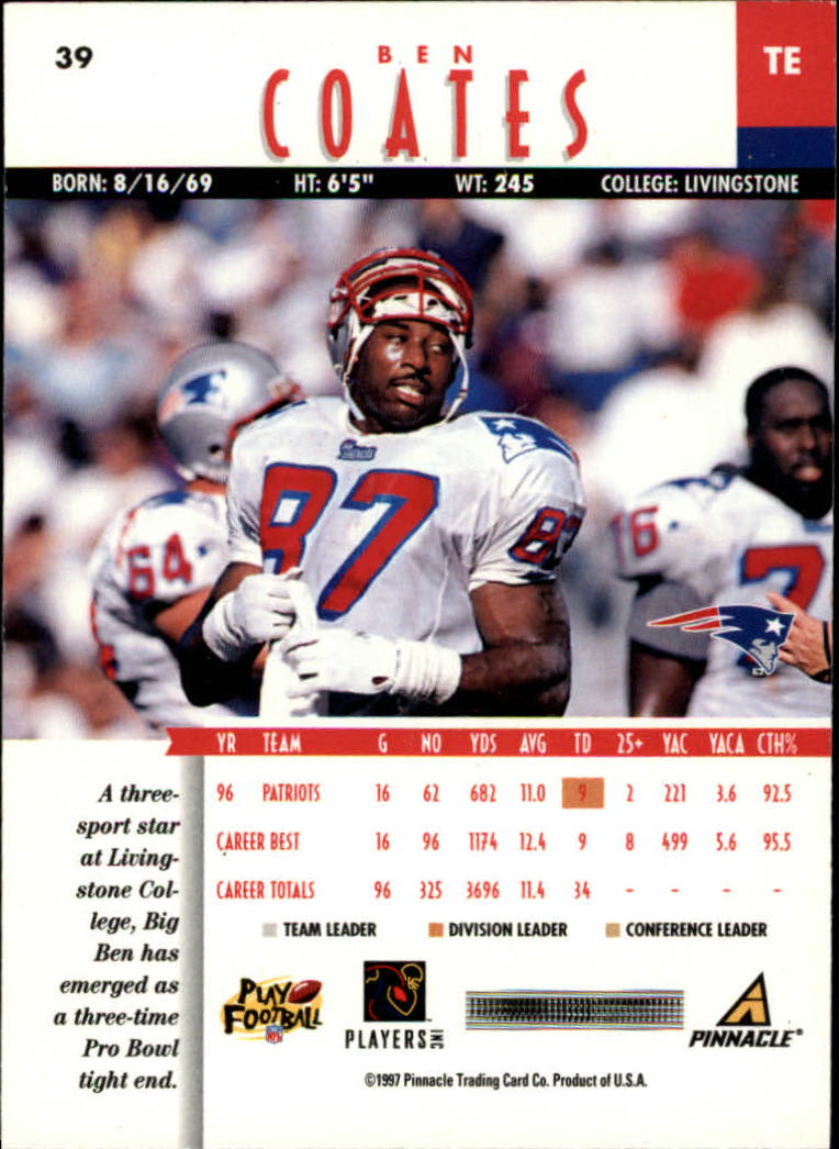 B7257- 1997 Pinnacle Footbal Cards 1-200 +Inserts -You Pick- 15+ FREE US SHIP - Picture 61 of 304