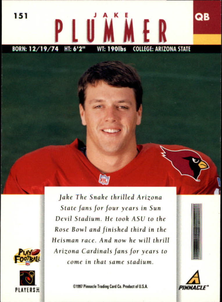 B7257- 1997 Pinnacle Footbal Cards 1-200 +Inserts -You Pick- 15+ FREE US SHIP - Picture 239 of 304