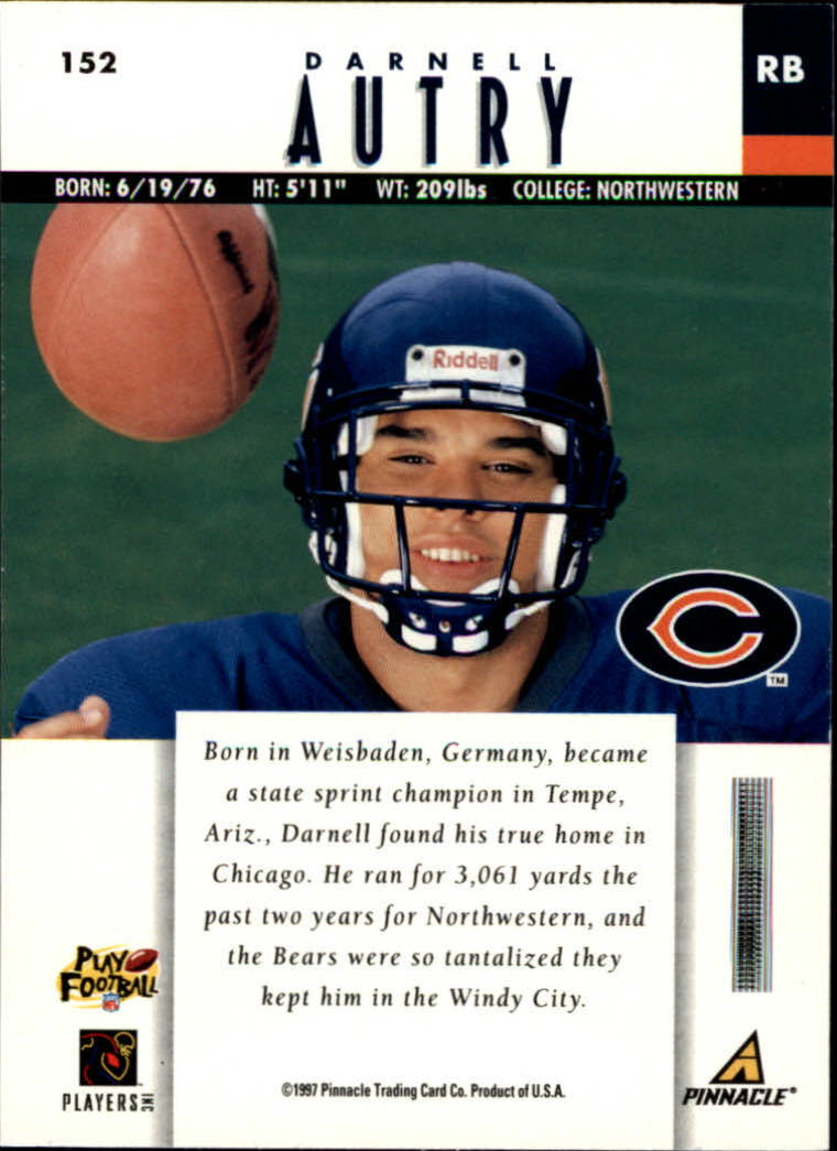B7257- 1997 Pinnacle Footbal Cards 1-200 +Inserts -You Pick- 15+ FREE US SHIP - Picture 241 of 304