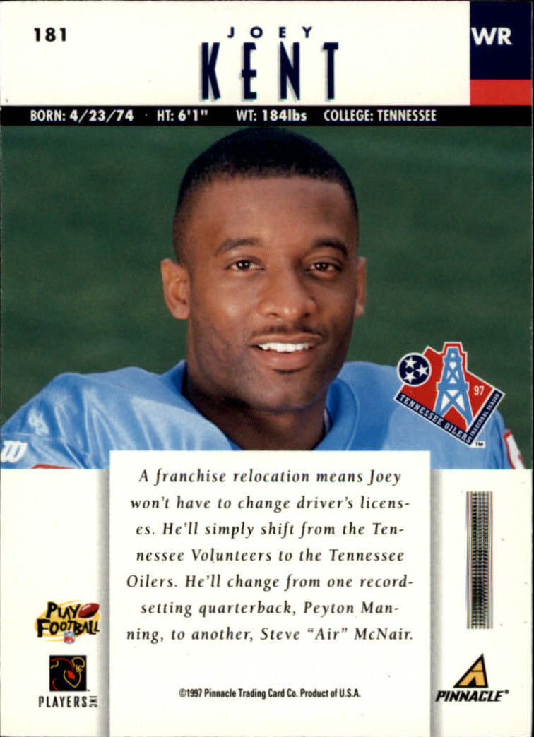 B7257- 1997 Pinnacle Footbal Cards 1-200 +Inserts -You Pick- 15+ FREE US SHIP - Picture 275 of 304