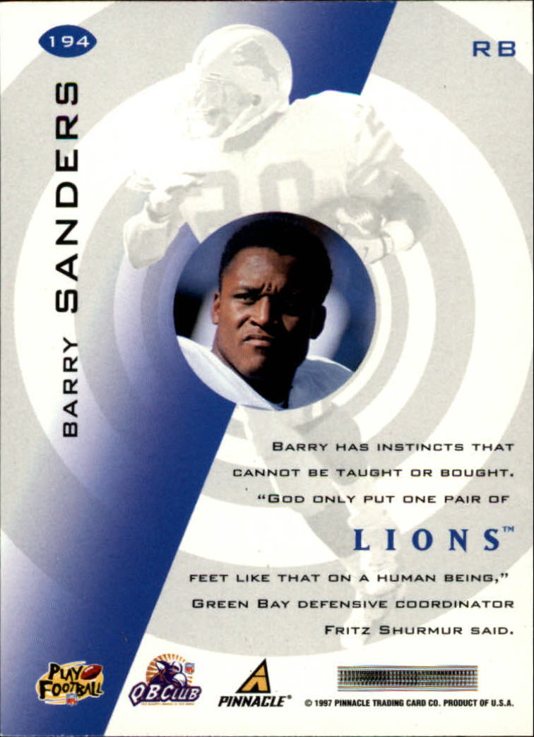 1997 Pro Line III DC - #68 Barry Sanders