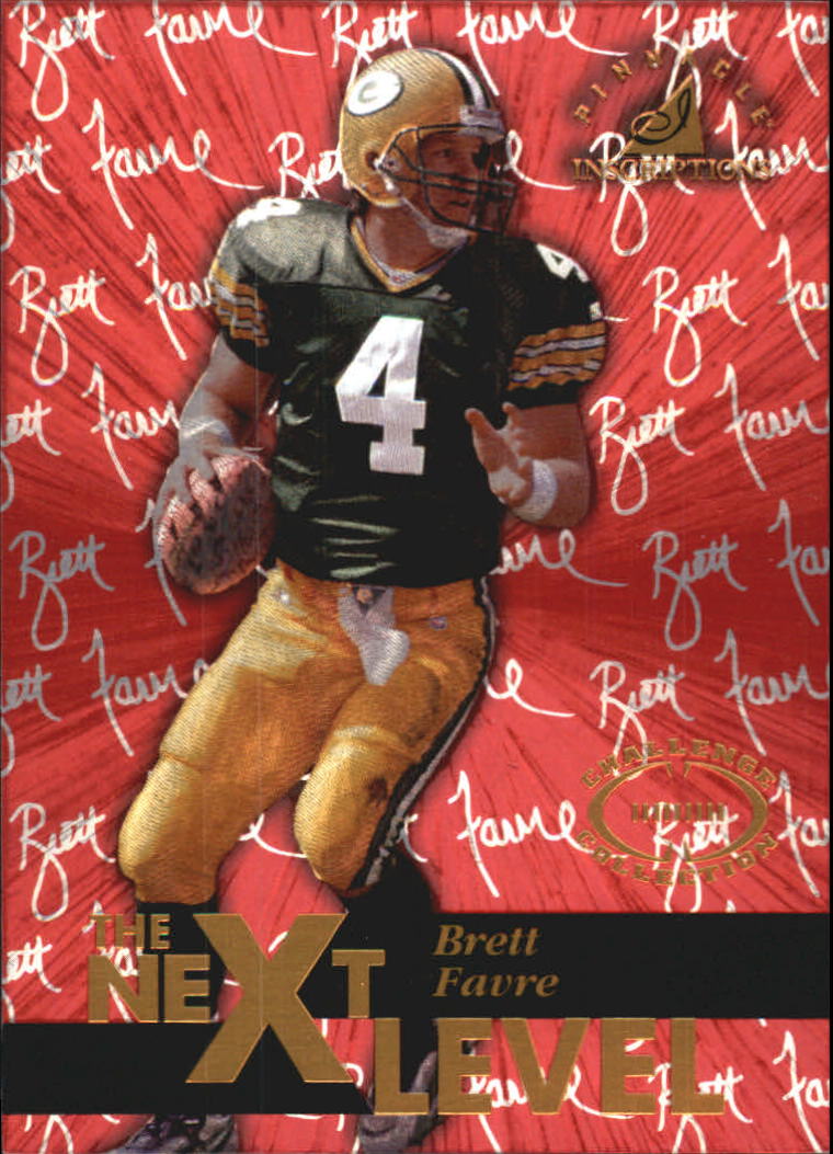 Brett Favre 1997 Pinnacle Inscriptions Qb Challenge Collection #4