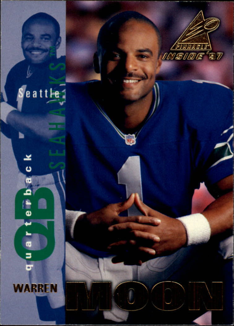 Warren Moon Signed 1995 Pinnacle Card #174 Minnesota Vikings