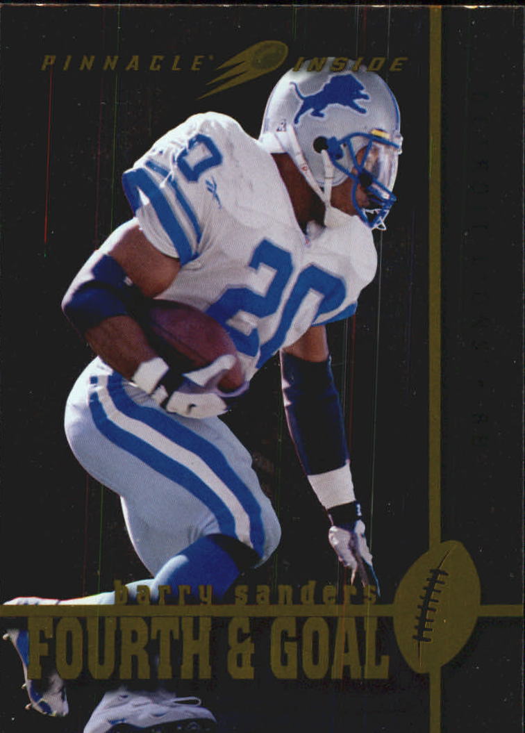 1997 Pinnacle Inside Fourth and Goal #11 Barry Sanders
