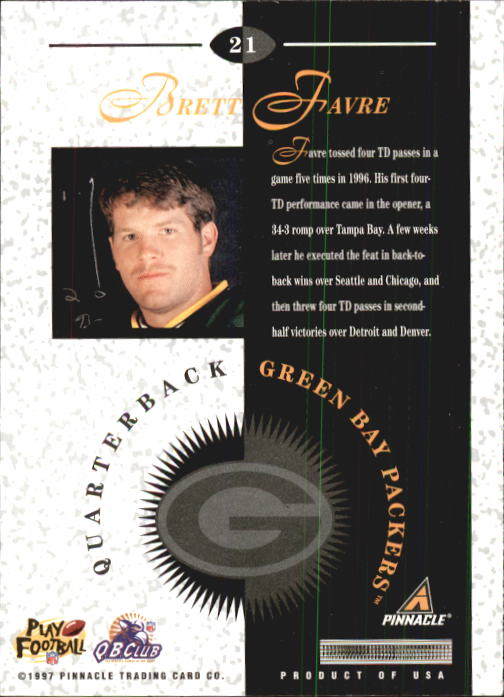 Brett Favre cards (1991-2001) Packers - You Choose - Picture 189 of 372