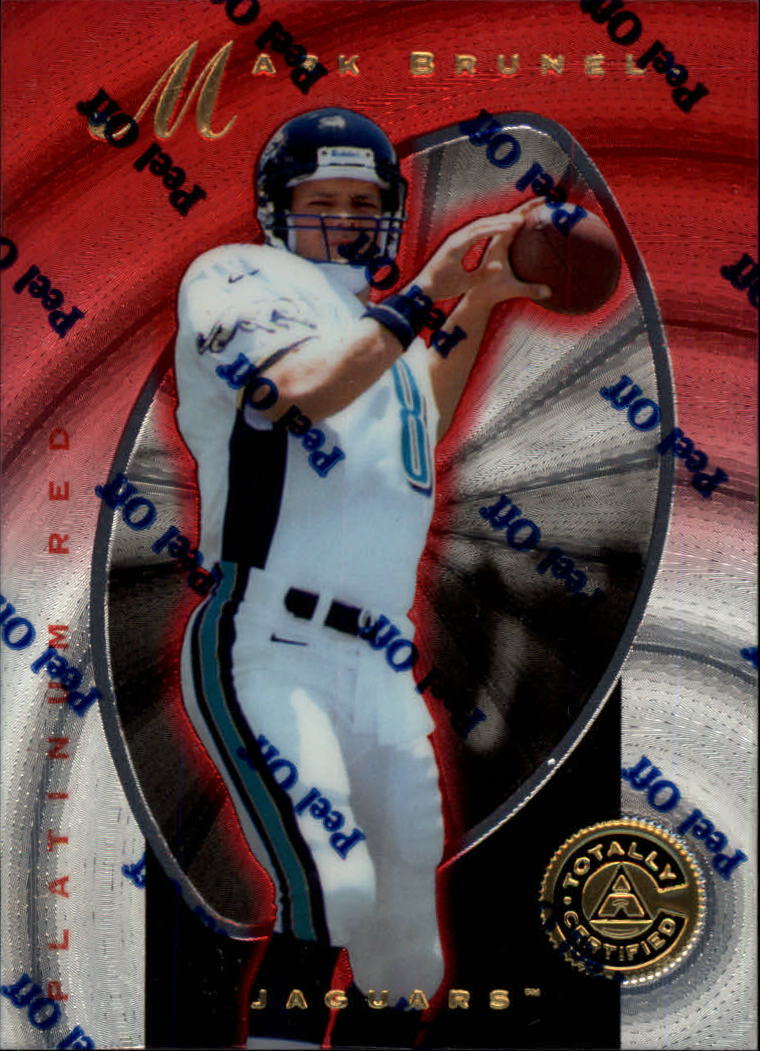 1997 Pinnacle Totally Certified Platinum Red #12 Mark Brunell