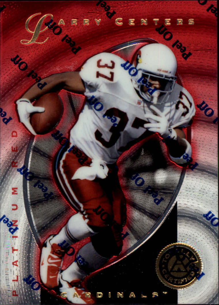 1997 Pinnacle Totally Certified Platinum Red #47 Larry Centers