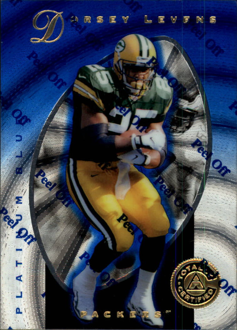1997 Pinnacle Totally Certified Platinum Blue #63 Dorsey Levens