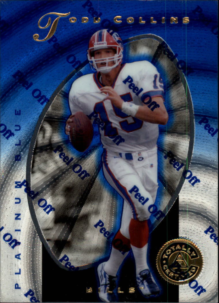 1997 Pinnacle Totally Certified Platinum Blue #72 Todd Collins