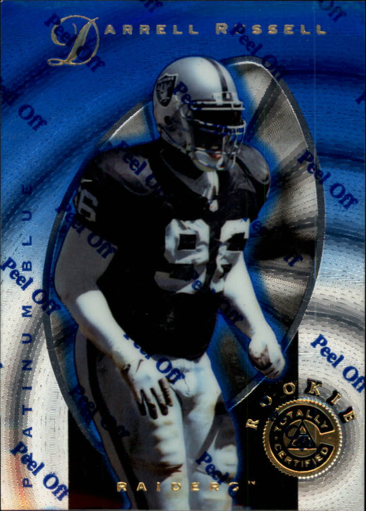 1997 Pinnacle Totally Certified Platinum Blue #133 Darrell Russell
