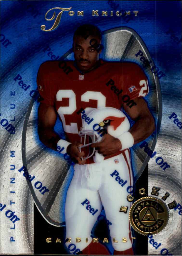 1997 Pinnacle Totally Certified Platinum Blue #135 Tom Knight