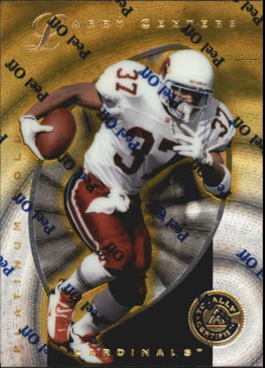 1997 Pinnacle Totally Certified Platinum Gold #47 Larry Centers