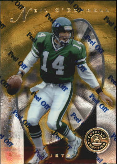 1997 Pinnacle Totally Certified Platinum Gold #75 Neil O'Donnell