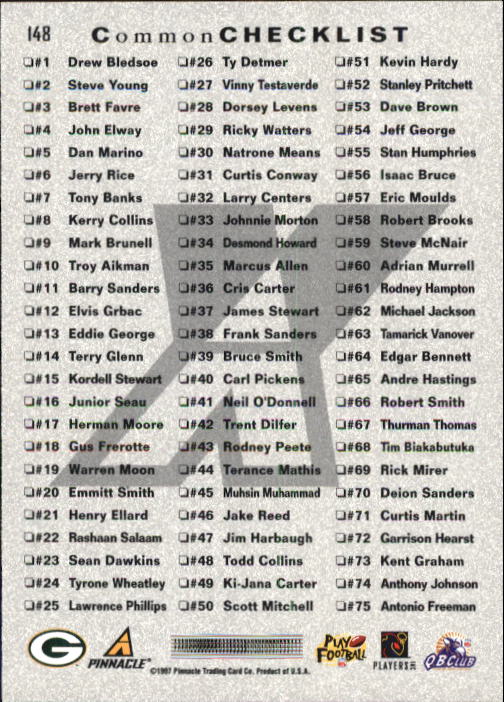 Brett Favre cards (1991-2001) Packers - You Choose - Picture 191 of 372