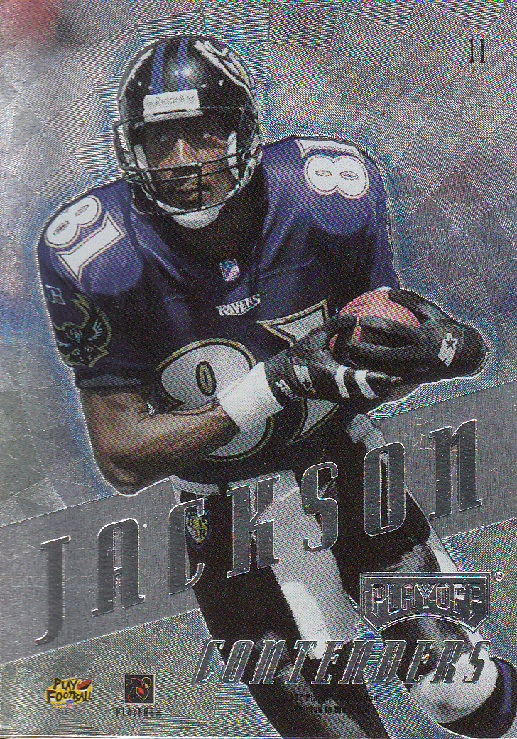 1997 Playoff Contenders #11 Michael Jackson back image
