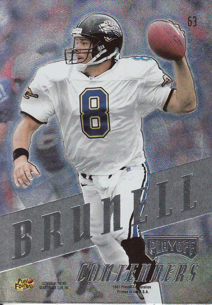 1997 Playoff Contenders #63 Mark Brunell back image