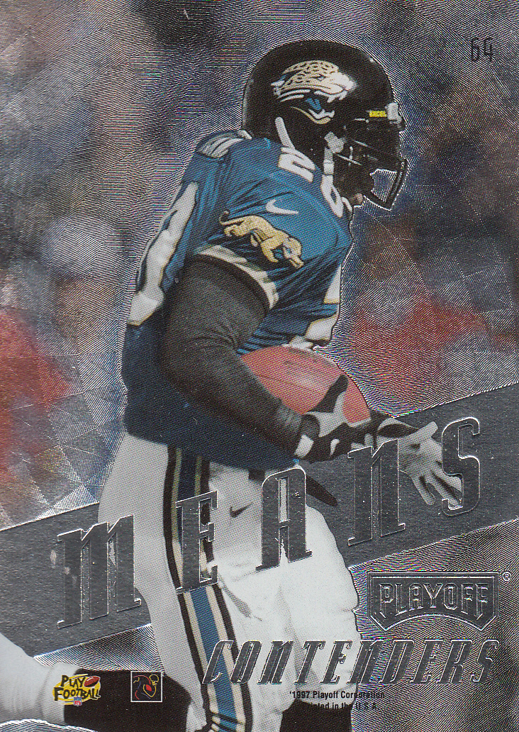 1997 Playoff Contenders #64 Natrone Means back image