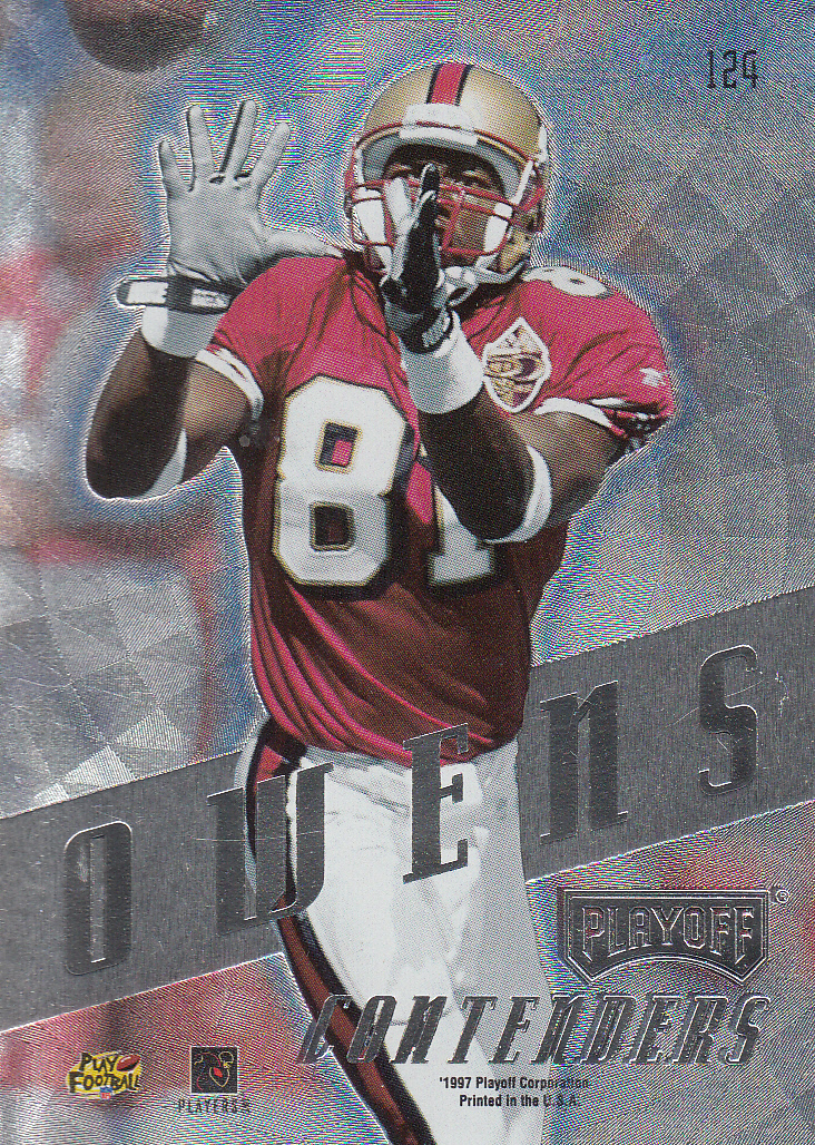 1997 Playoff Contenders #124 Terrell Owens back image