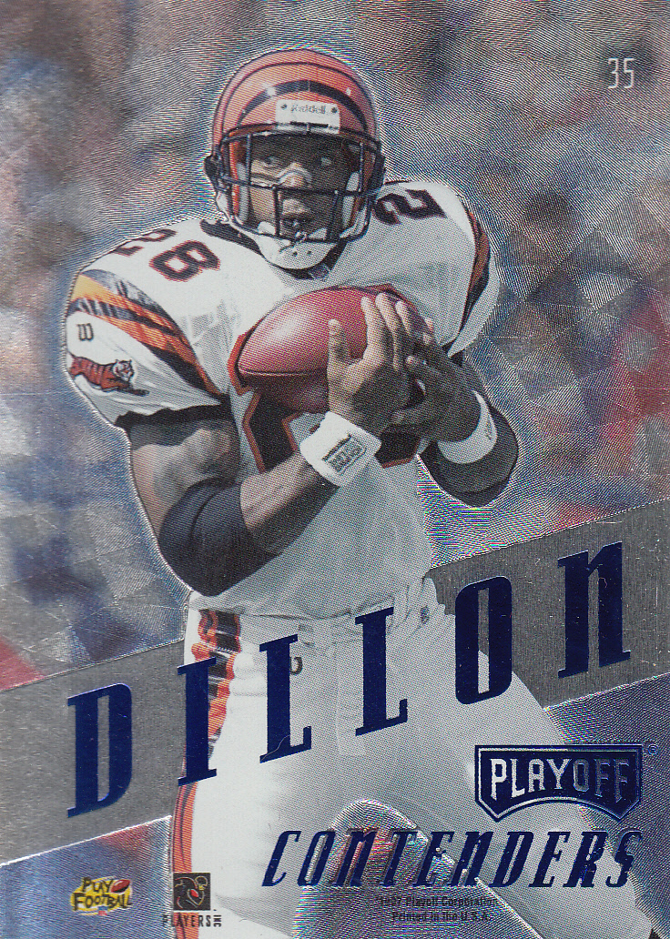 1997 Playoff Contenders Blue #35 Corey Dillon back image