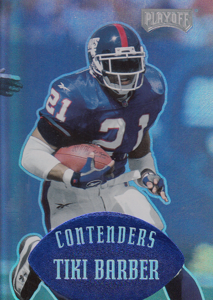 1997 Playoff Contenders Blue #95 Tiki Barber
