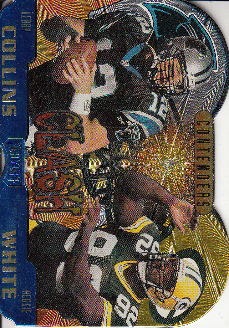 1997 Playoff Contenders Clash Blue #10 K.Collins/R.White
