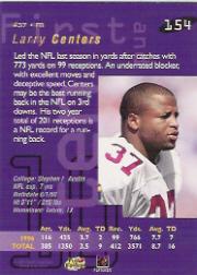 1997 Playoff First and Ten #154 Larry Centers back image