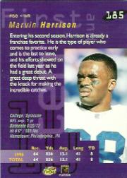 1997 Playoff First and Ten #185 Marvin Harrison back image