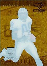 1997 Playoff First and Ten Kickoff #183 Barry Sanders back image