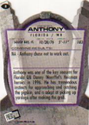 1997 Press Pass Combine #8 Reidel Anthony back image