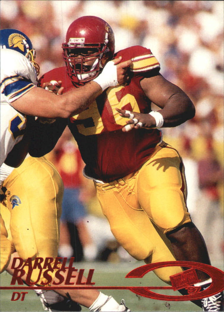 1997 Press Pass Red Zone #21 Darrell Russell