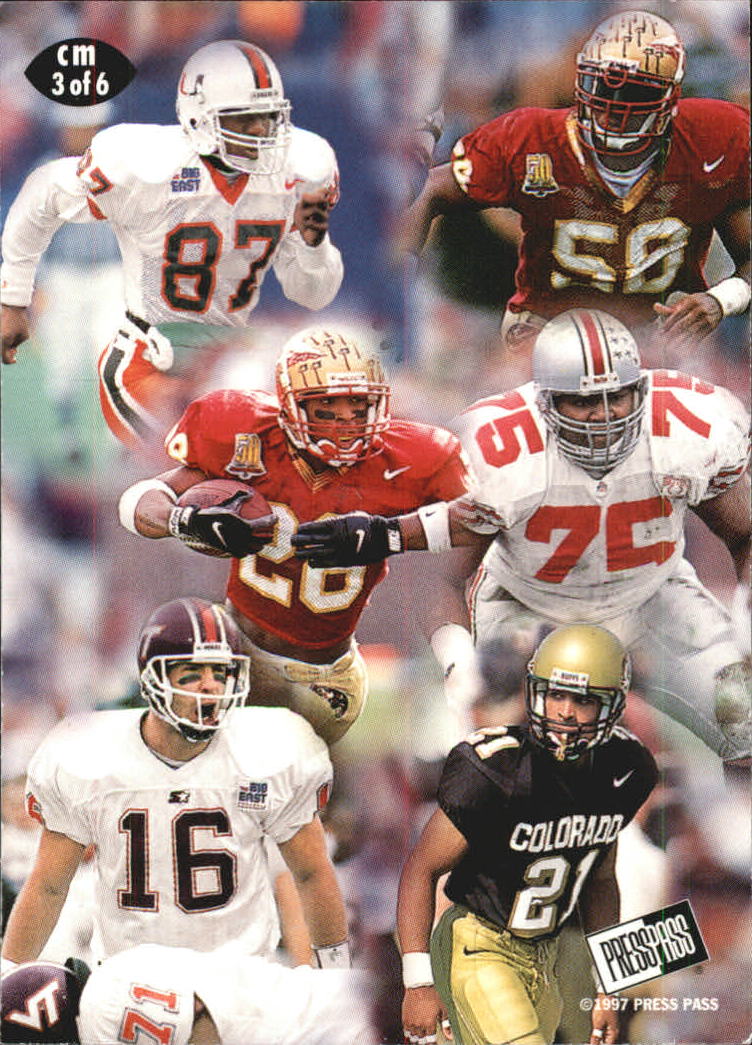 1997 Press Pass Football "Insert" Cards - Picture 11 of 23