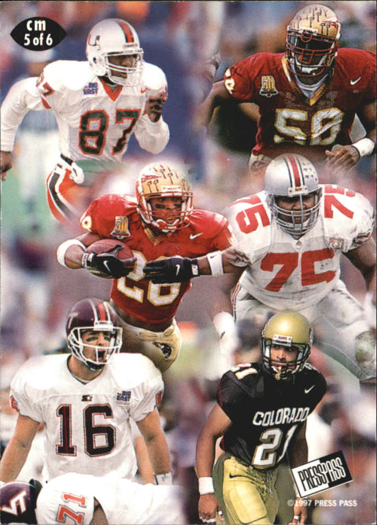 1997 Press Pass Football "Insert" Cards - Picture 15 of 23
