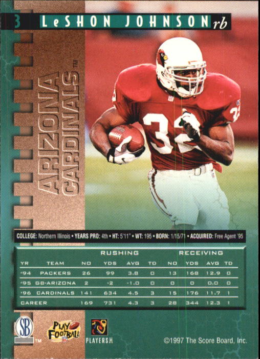 1997 Pro Line 3 LeShon Johnson NMMT