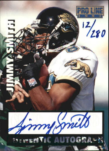 1997 Pro Line Autographs Emerald #50 Jimmy Smith/280