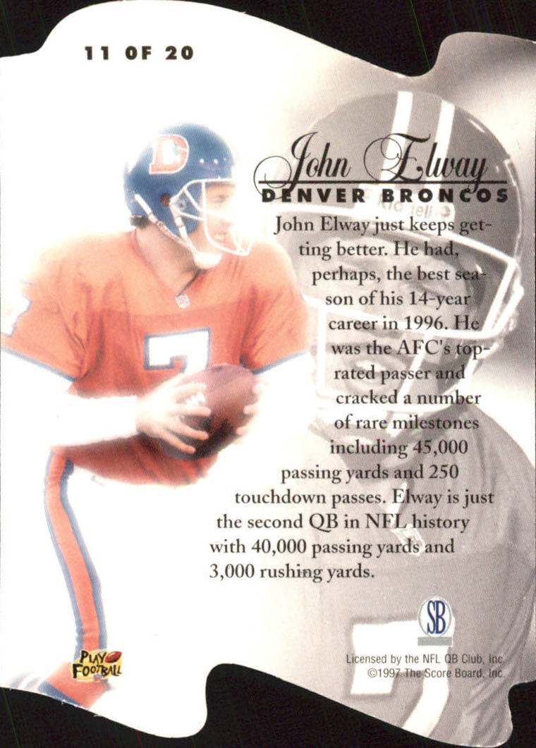 1997 Pro Line DC3 Football Cards - Picture 51 of 51