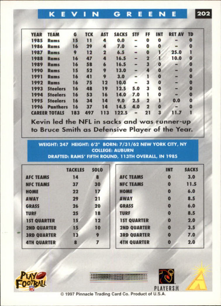 A7988- 1997 Score Football Cards 201-330 +Inserts -You Pick- 15+ FREE US SHIP - Picture 5 of 247