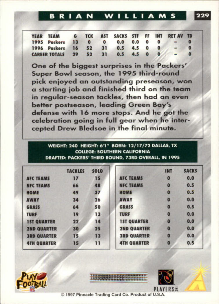 A7988- 1997 Score Football Cards 201-330 +Inserts -You Pick- 15+ FREE US SHIP - Picture 53 of 247