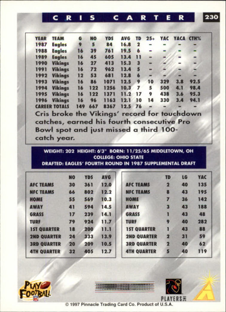 A7988- 1997 Score Football Cards 201-330 +Inserts -You Pick- 15+ FREE US SHIP - Picture 55 of 247