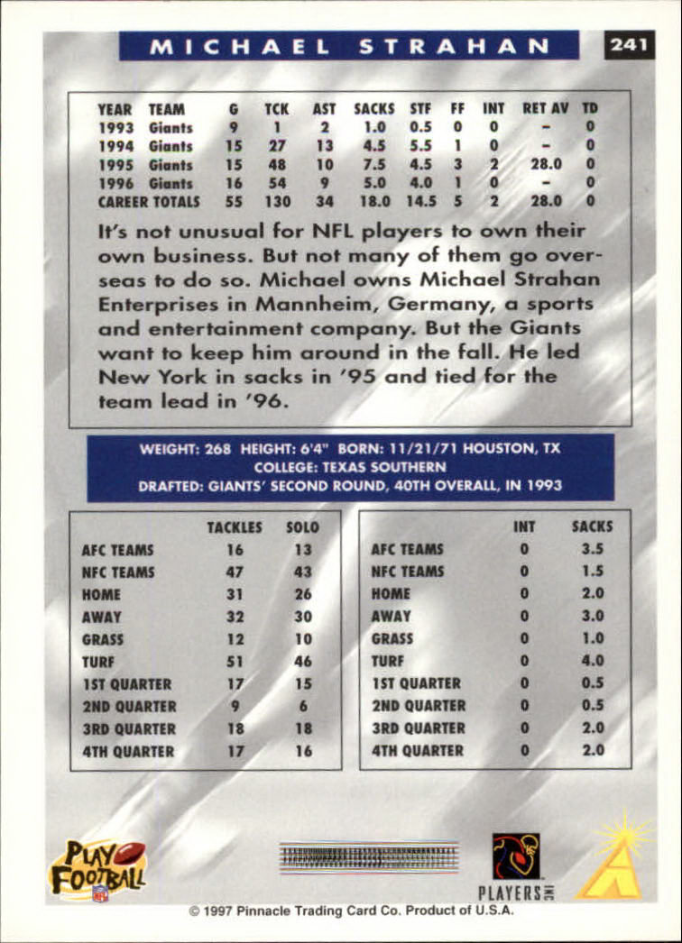 A7988- 1997 Score Football Cards 201-330 +Inserts -You Pick- 15+ FREE US SHIP - Picture 73 of 247