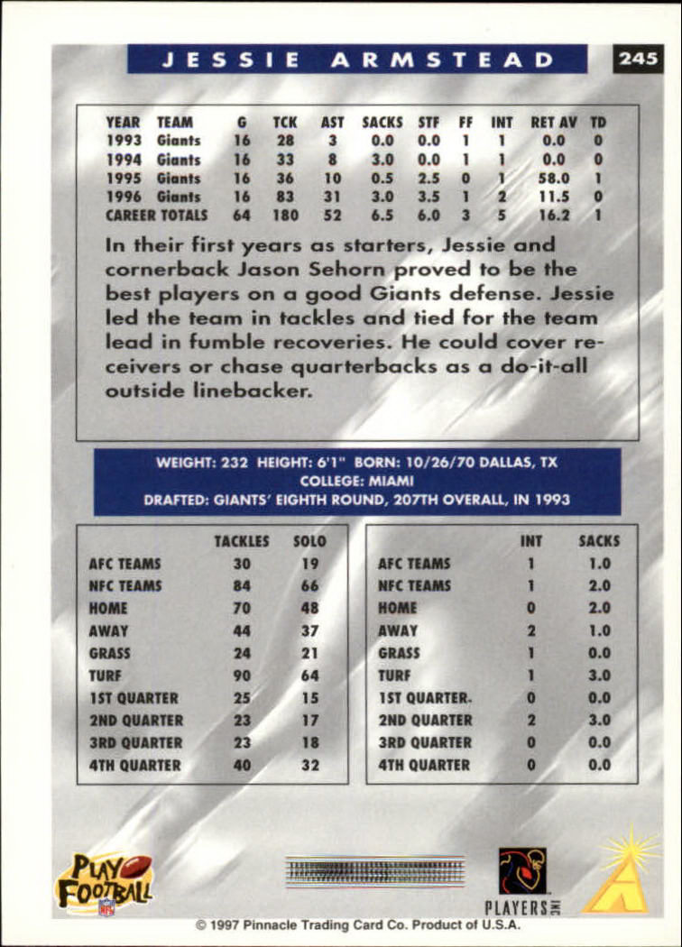 A7988- 1997 Score Football Cards 201-330 +Inserts -You Pick- 15+ FREE US SHIP - Picture 79 of 247