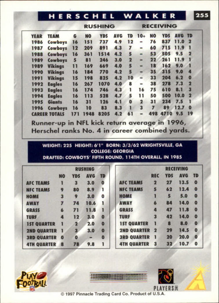 A7988- 1997 Score Football Cards 201-330 +Inserts -You Pick- 15+ FREE US SHIP - Picture 97 of 247