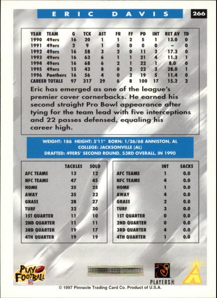 A7988- 1997 Score Football Cards 201-330 +Inserts -You Pick- 15+ FREE US SHIP - Picture 119 of 247