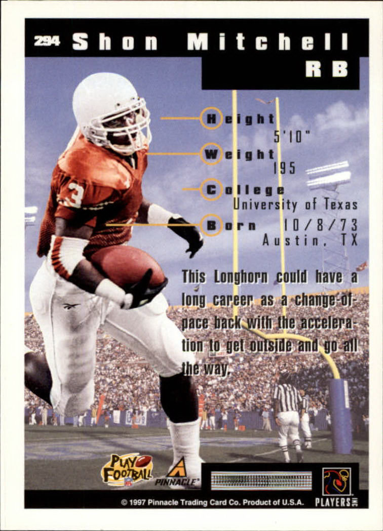 A7988- 1997 Score Football Cards 201-330 +Inserts -You Pick- 15+ FREE US SHIP - Picture 163 of 247