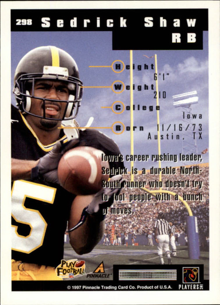 A7988- 1997 Score Football Cards 201-330 +Inserts -You Pick- 15+ FREE US SHIP - Picture 171 of 247