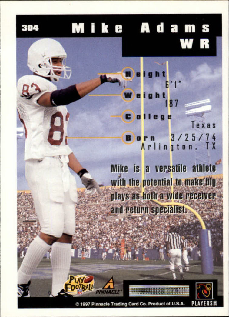 A7988- 1997 Score Football Cards 201-330 +Inserts -You Pick- 15+ FREE US SHIP - Picture 183 of 247